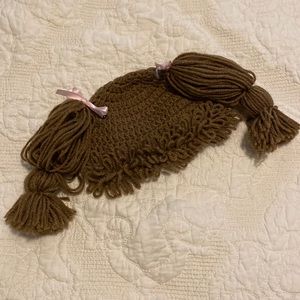 Cabbage Patch crochet pigtail wig